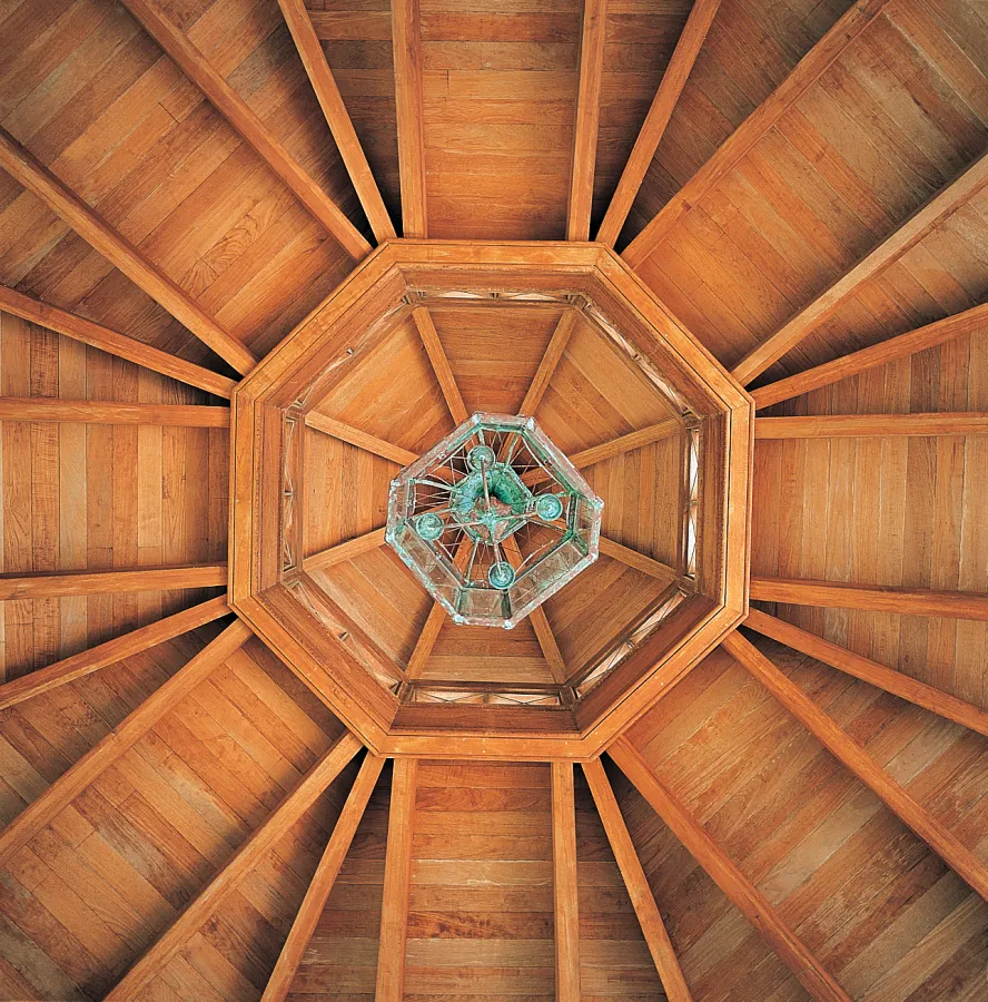 Four Winds Roof Detail, Larry Warren, Architect, Barbados