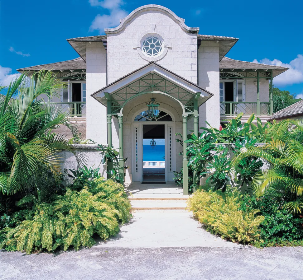 Gardenia trace portico, Larry Warren, Architect, Barbados