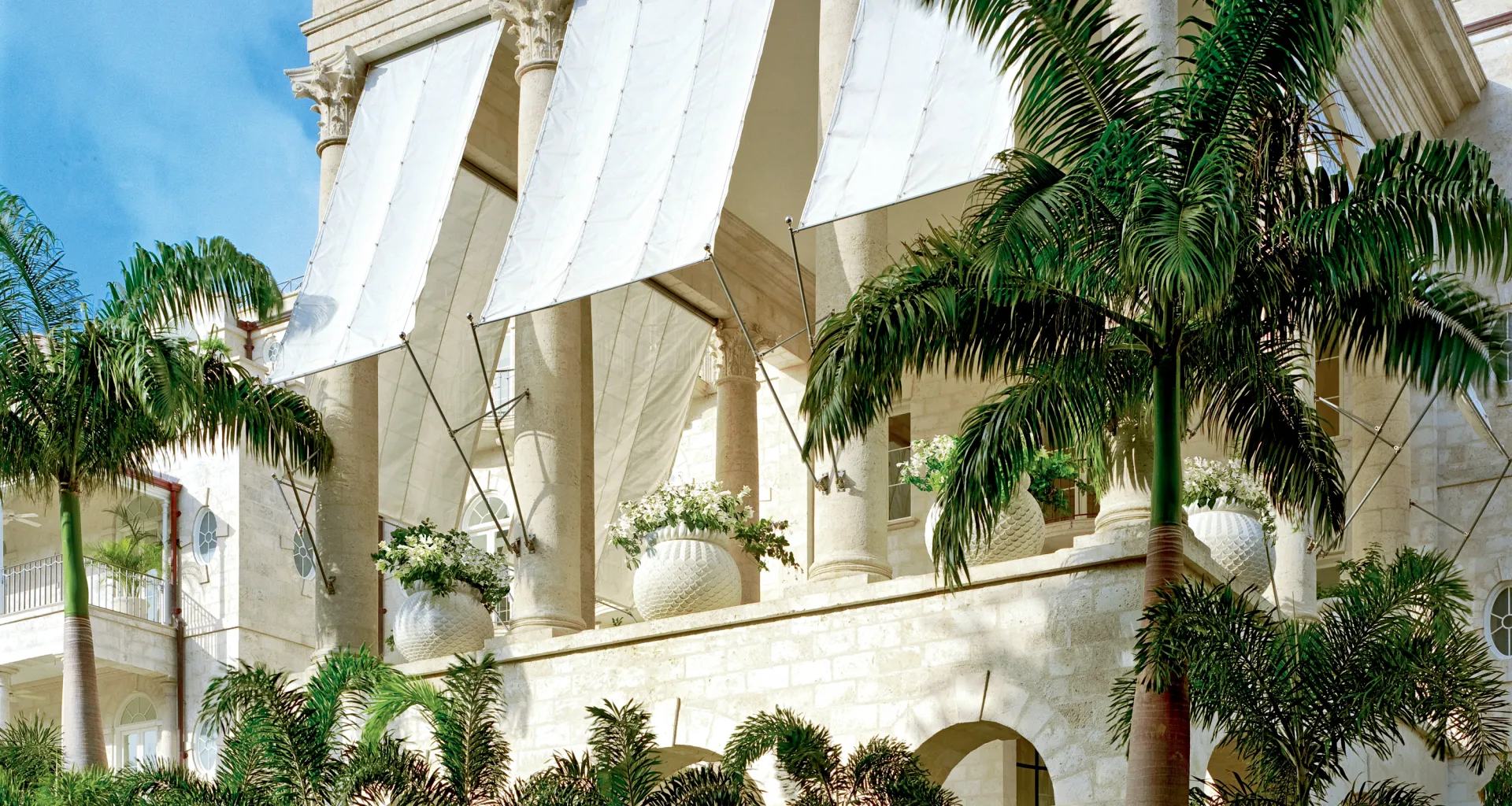 One Sandy Lane Facade, Larry Warren Architect, Barbados