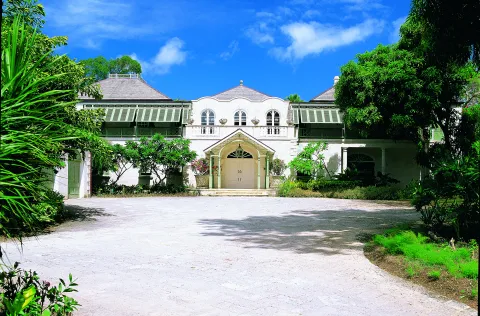 Four Winds Front Entrance, Larry Warren Architect, Barbados
