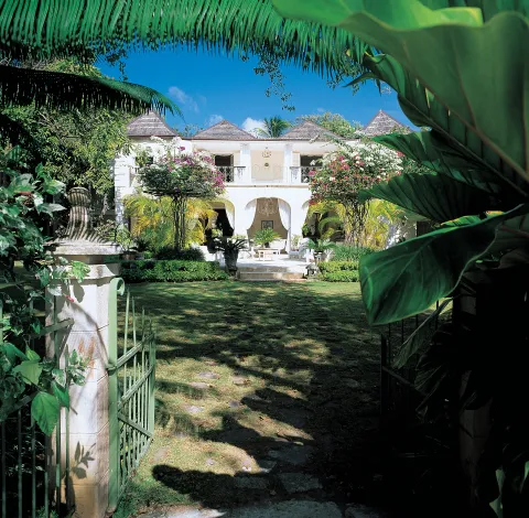Mango Bay Front Entrance, Larry Warren Architect, Barbados